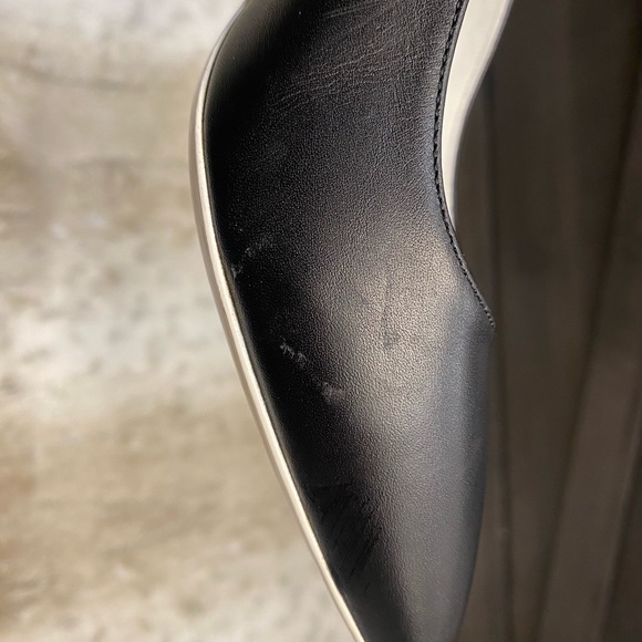 NEW💝Moschino Vitello Black Pump Leather Heels Size EU 39 - Picture 11 of 13